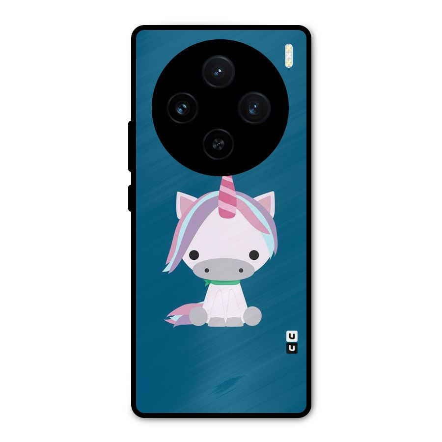 Born Wild Unicorn Metal Back Case for Vivo X100