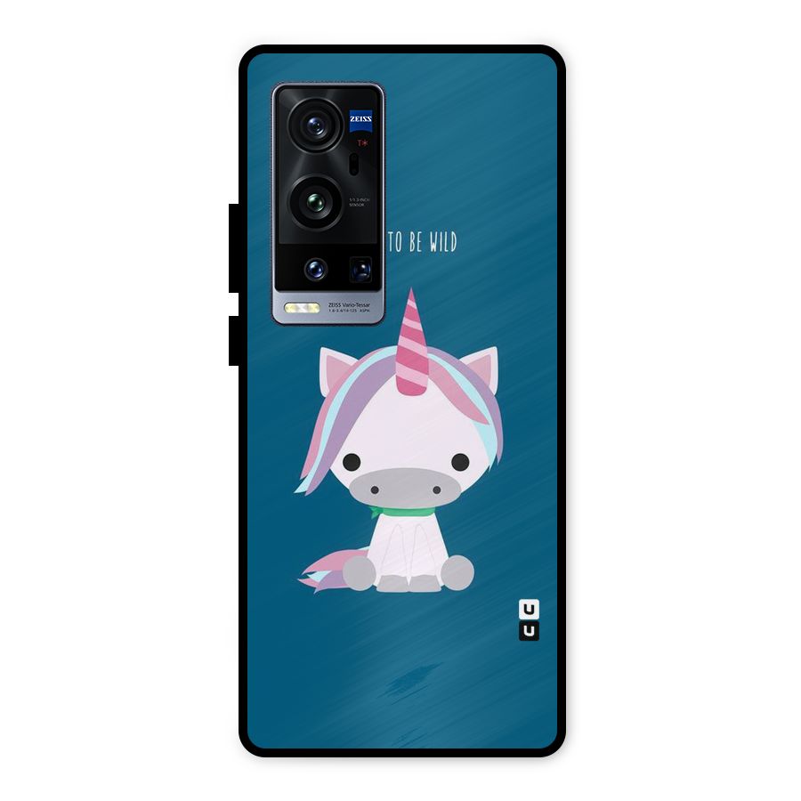 Born Wild Unicorn Metal Back Case for Vivo X60 Pro Plus