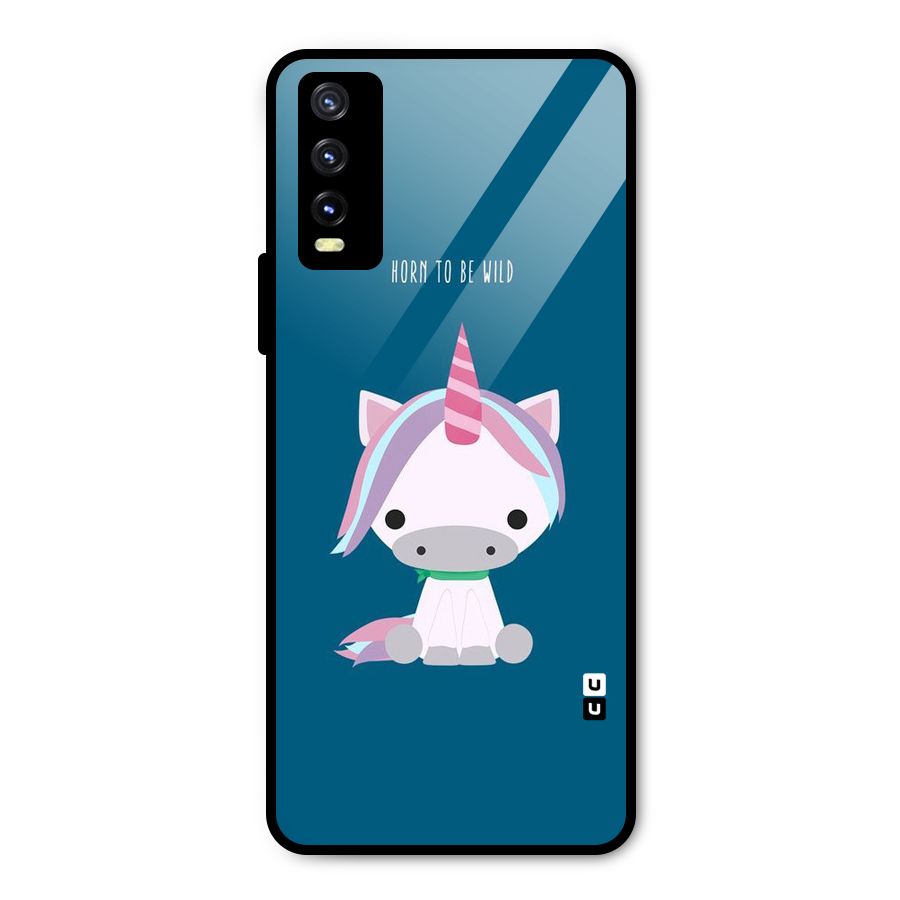 Born Wild Unicorn Metal Back Case for Vivo Y20g