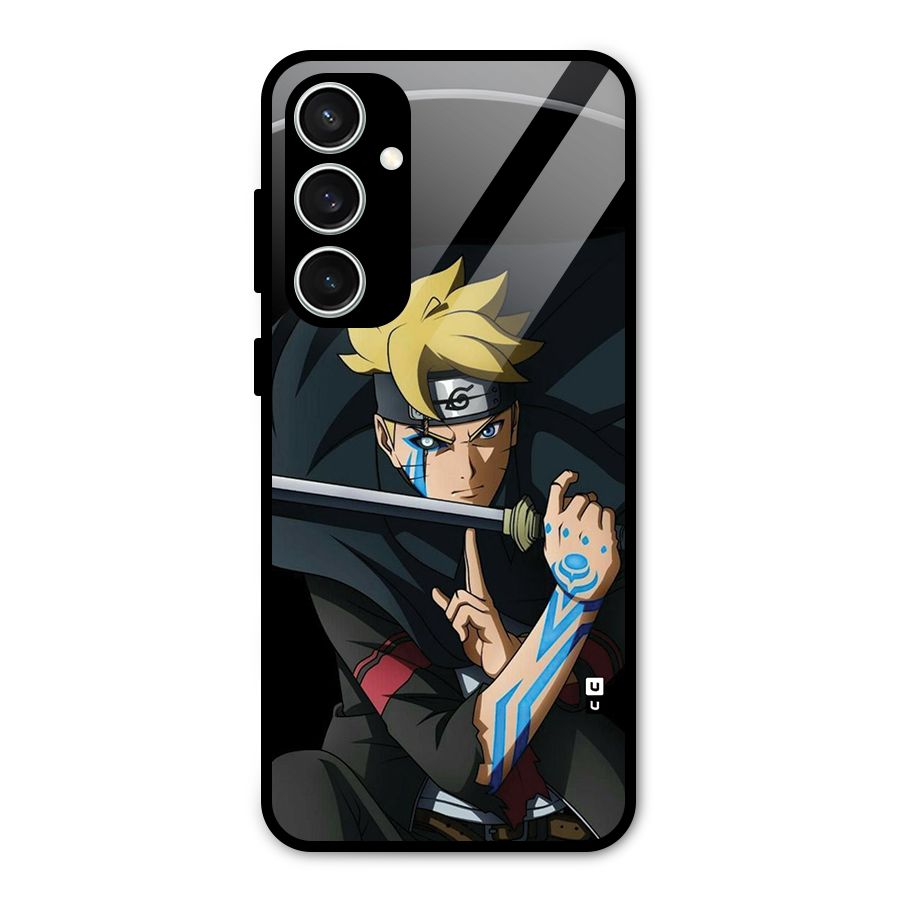 Boruto Uzumaki Stance Glass Back Case for Galaxy S23 FE
