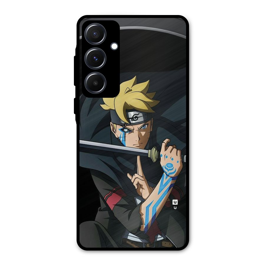 Boruto Uzumaki Stance Metal Back Case for Galaxy A55