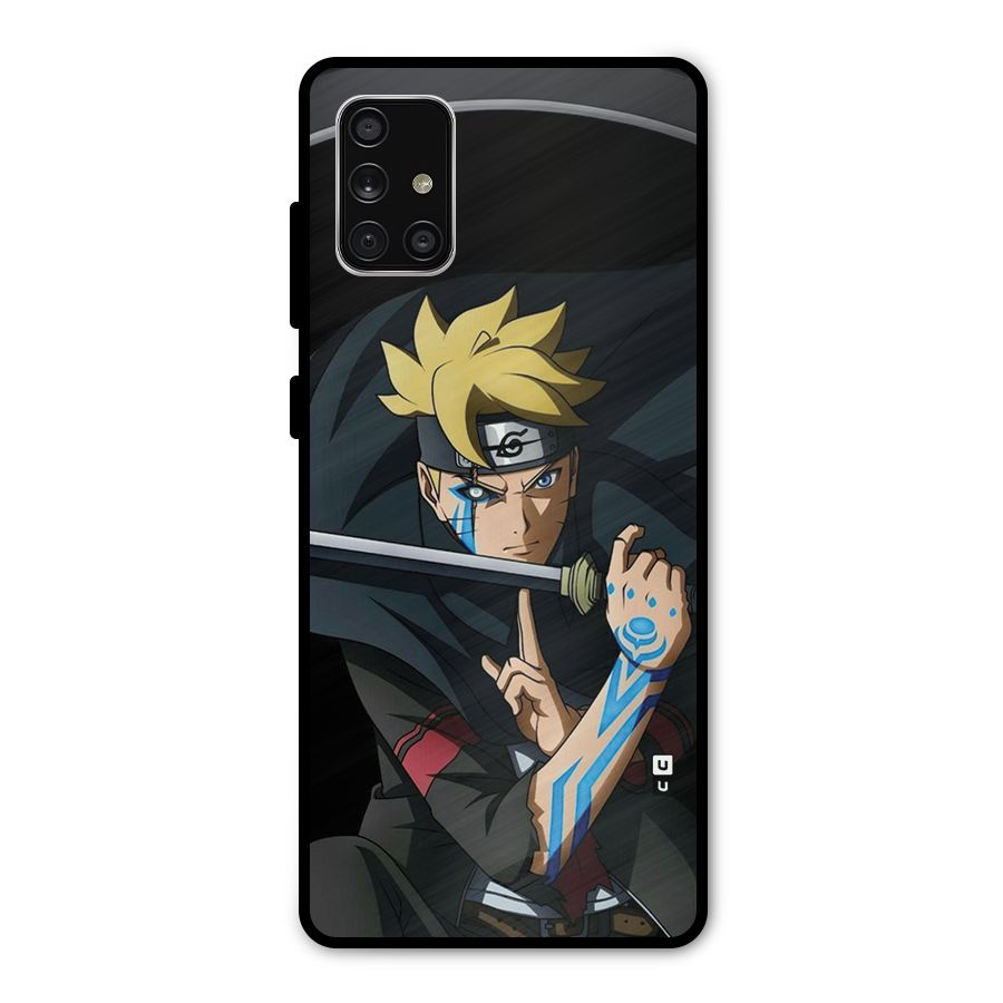 Boruto Uzumaki Stance Metal Back Case for Galaxy A71