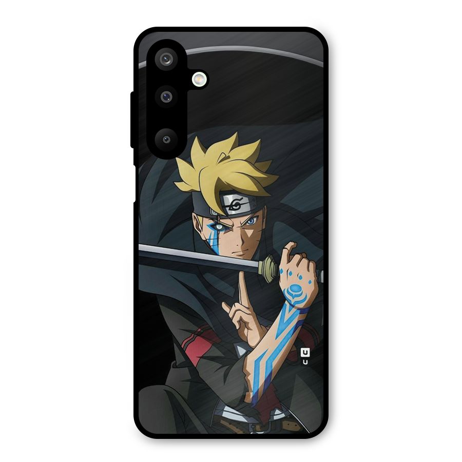 Boruto Uzumaki Stance Metal Back Case for Galaxy M16