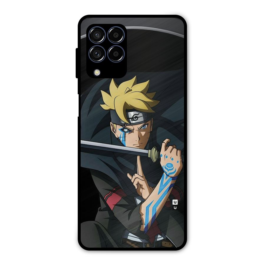 Boruto Uzumaki Stance Metal Back Case for Galaxy M53 5G