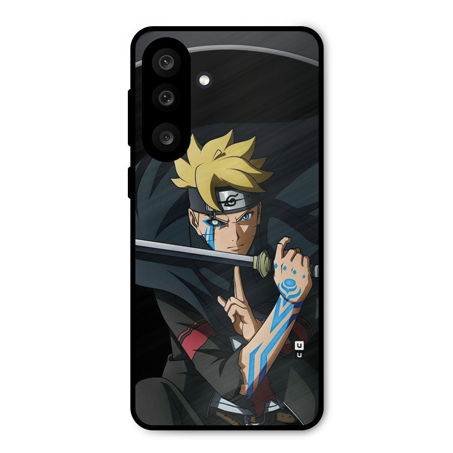 Boruto Uzumaki Stance Metal Back Case for Galaxy M56