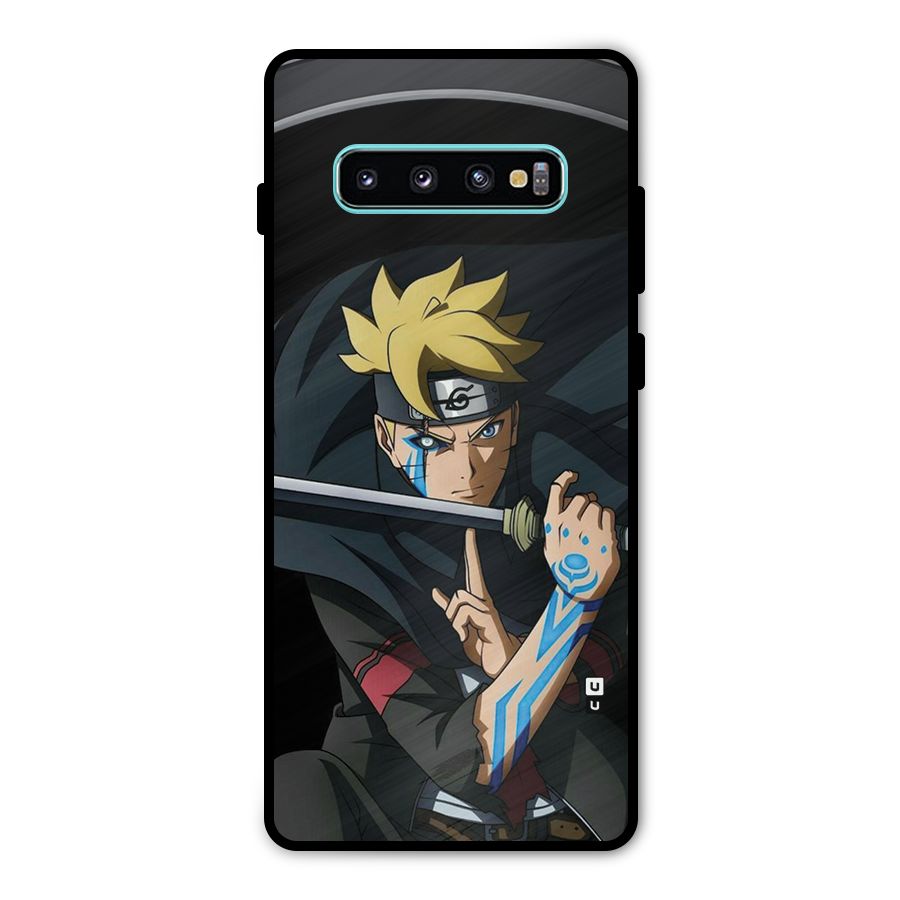 Boruto Uzumaki Stance Metal Back Case for Galaxy S10 Plus