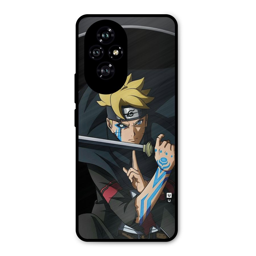 Boruto Uzumaki Stance Metal Back Case for Honor 200