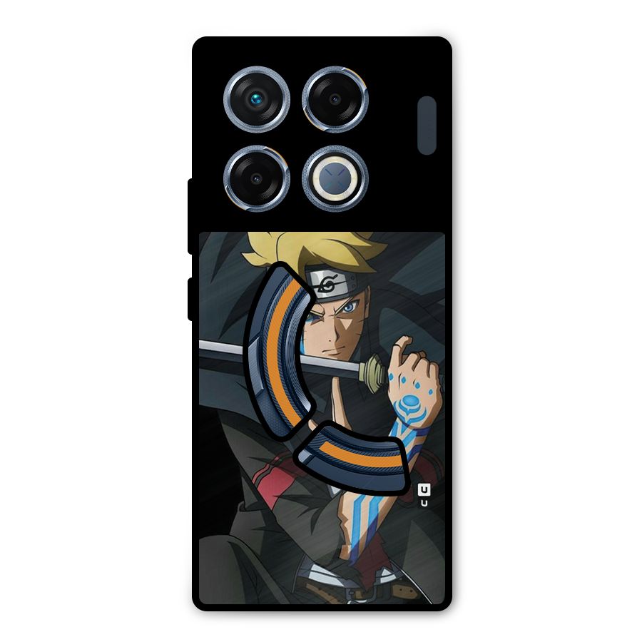 Boruto Uzumaki Stance Metal Back Case for Infinix GT 20 Pro