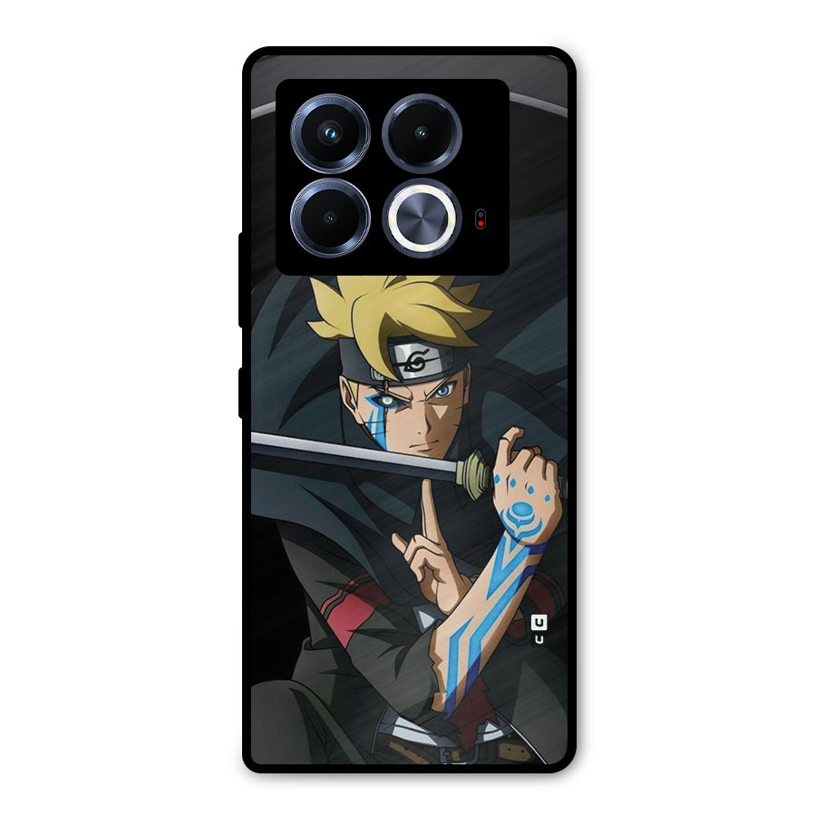 Boruto Uzumaki Stance Metal Back Case for Infinix Note 40 5G