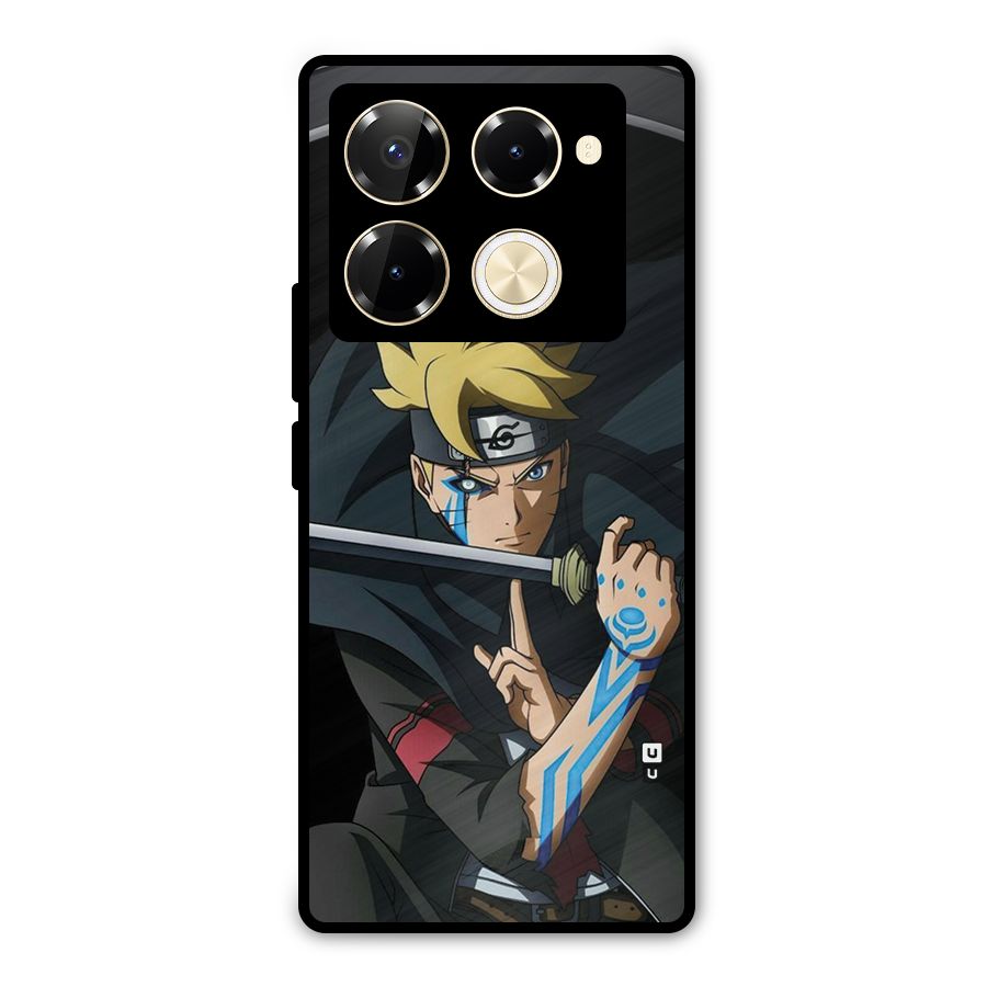 Boruto Uzumaki Stance Metal Back Case for Infinix Note 40 Pro Plus