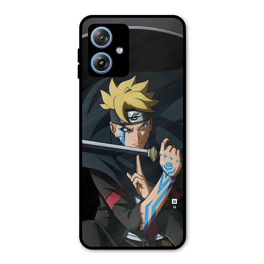 Boruto Uzumaki Stance Metal Back Case for Moto G54