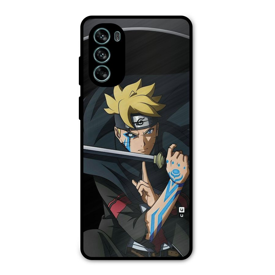 Boruto Uzumaki Stance Metal Back Case for Moto G62
