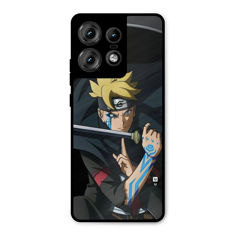 Boruto Uzumaki Stance Metal Back Case for Motorola Edge 50 Pro