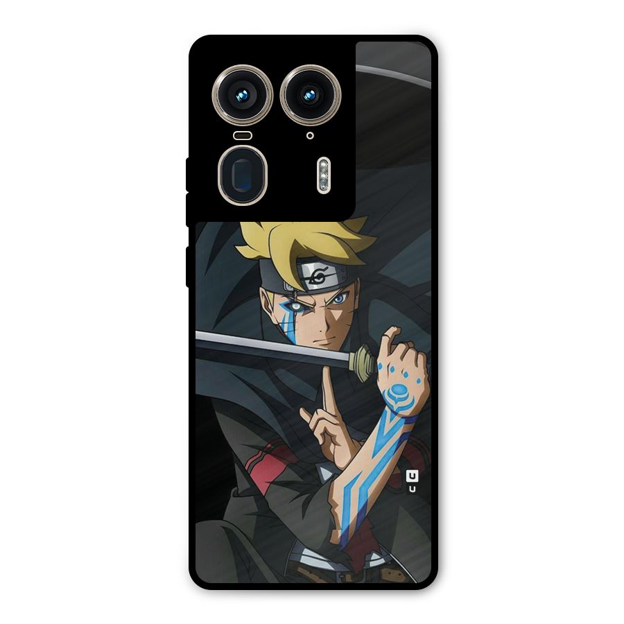 Boruto Uzumaki Stance Metal Back Case for Motorola Edge 50 Ultra