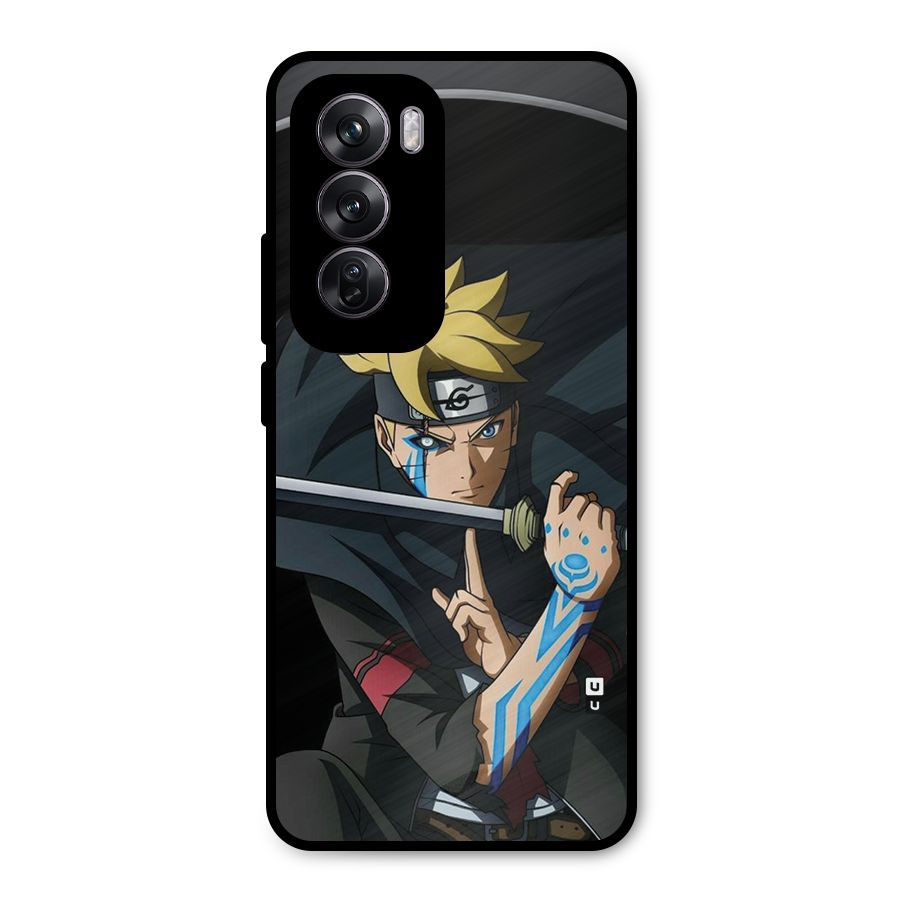Boruto Uzumaki Stance Metal Back Case for Oppo Reno12 Pro