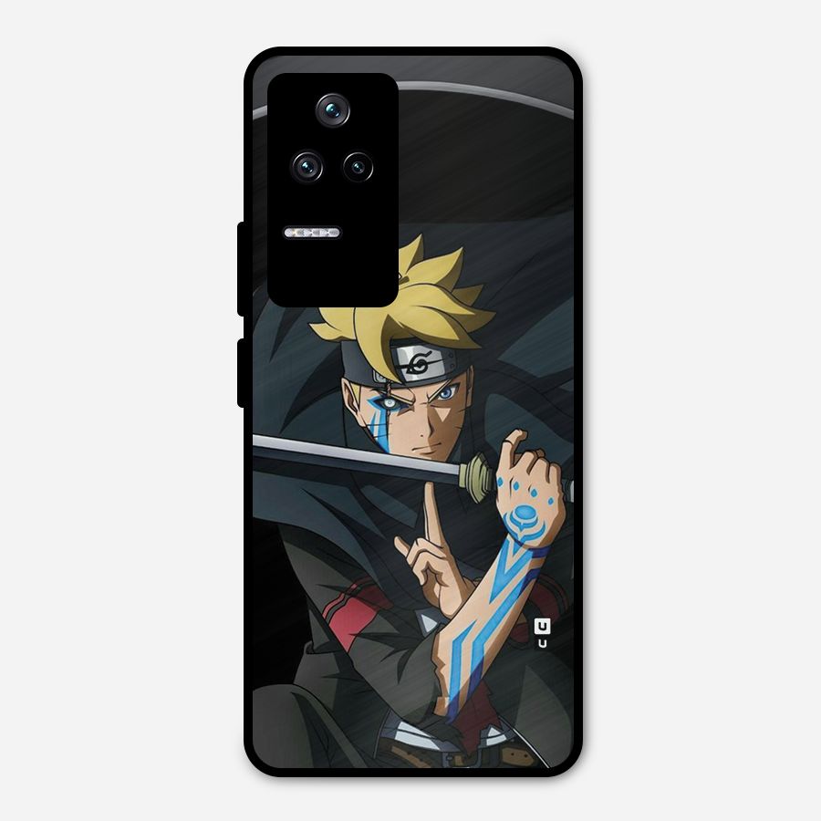 Boruto Uzumaki Stance Metal Back Case for Poco F4 5G