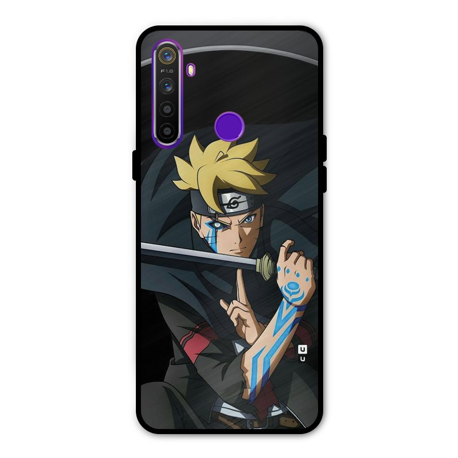 Boruto Uzumaki Stance Metal Back Case for Realme 5