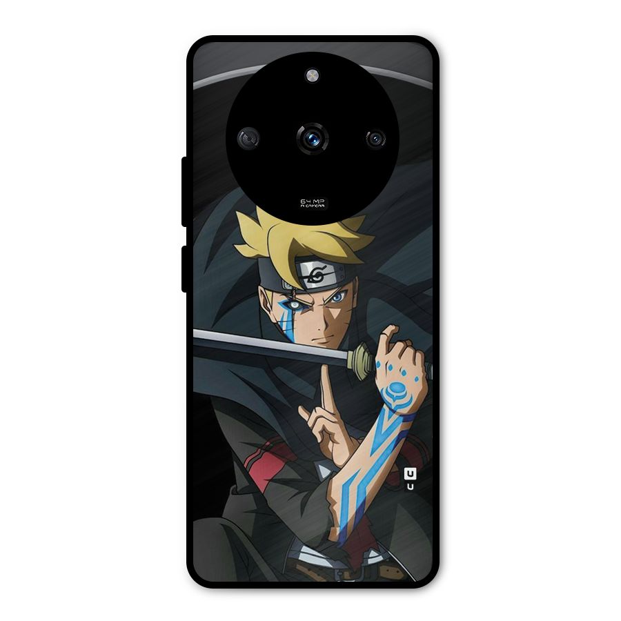 Boruto Uzumaki Stance Metal Back Case for Realme Narzo 60 5G
