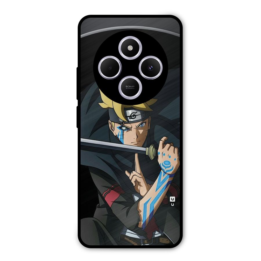 Boruto Uzumaki Stance Metal Back Case for Redmi A4