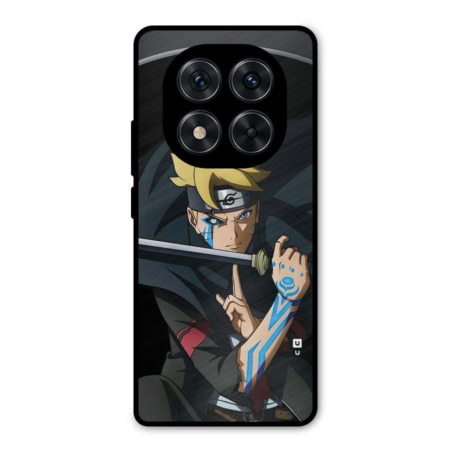 Boruto Uzumaki Stance Metal Back Case for Redmi Note 14 Pro 5G