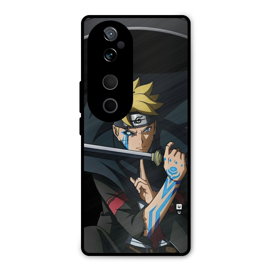 Boruto Uzumaki Stance Metal Back Case for Vivo T3 Ultra
