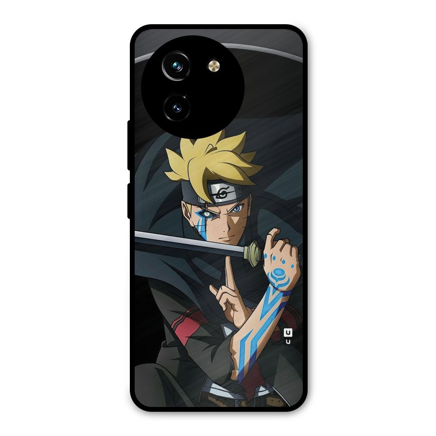 Boruto Uzumaki Stance Metal Back Case for Vivo T3x
