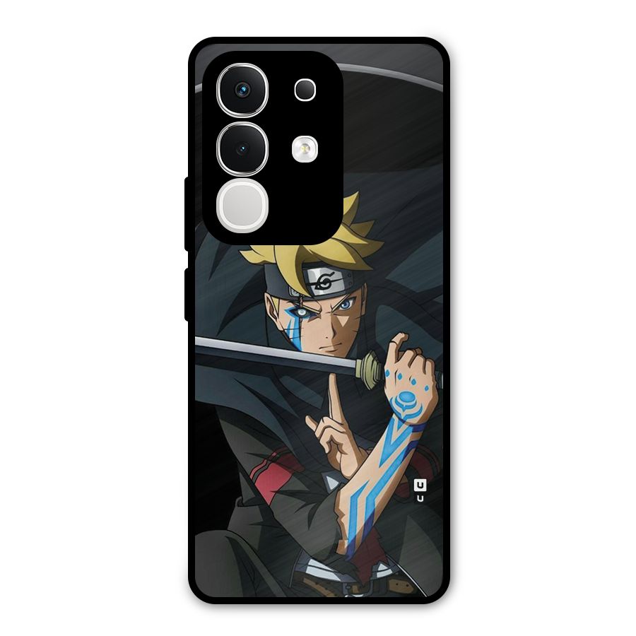 Boruto Uzumaki Stance Metal Back Case for Vivo T4x
