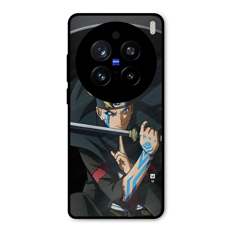 Boruto Uzumaki Stance Metal Back Case for Vivo X200 Pro