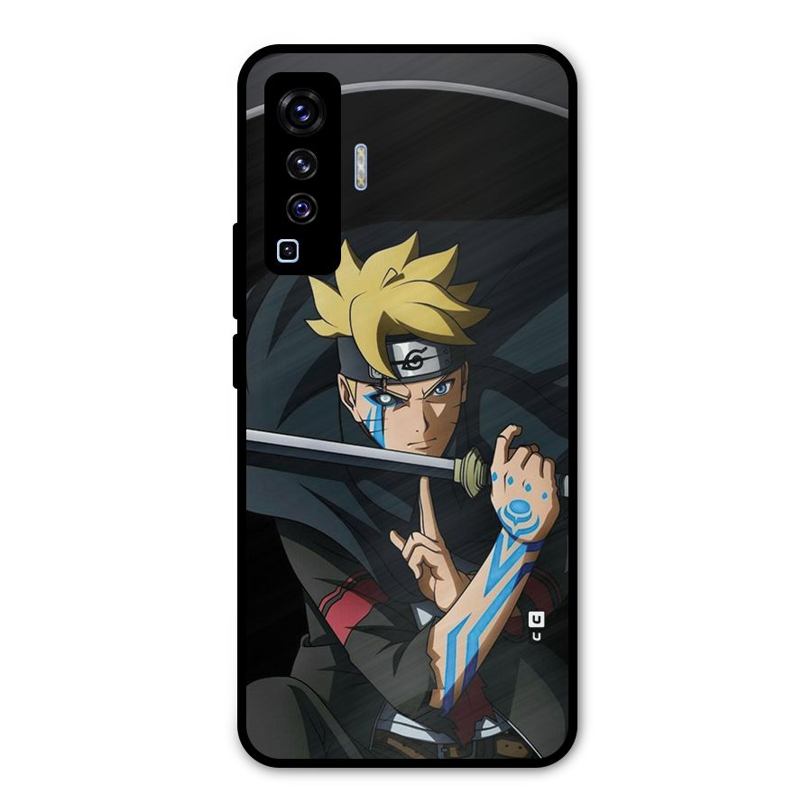 Boruto Uzumaki Stance Metal Back Case for Vivo X50