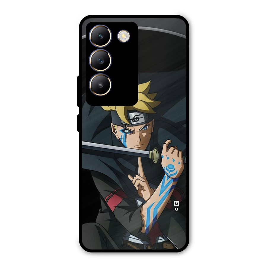 Boruto Uzumaki Stance Metal Back Case for Vivo Y200e