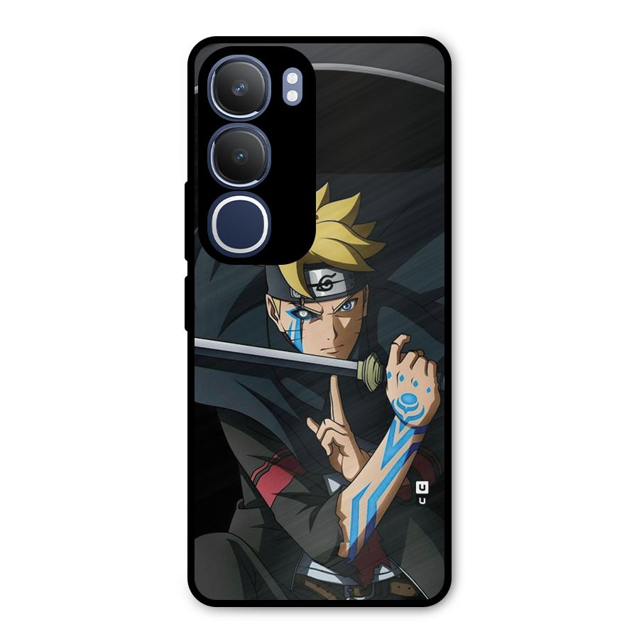 Boruto Uzumaki Stance Metal Back Case for Vivo Y29