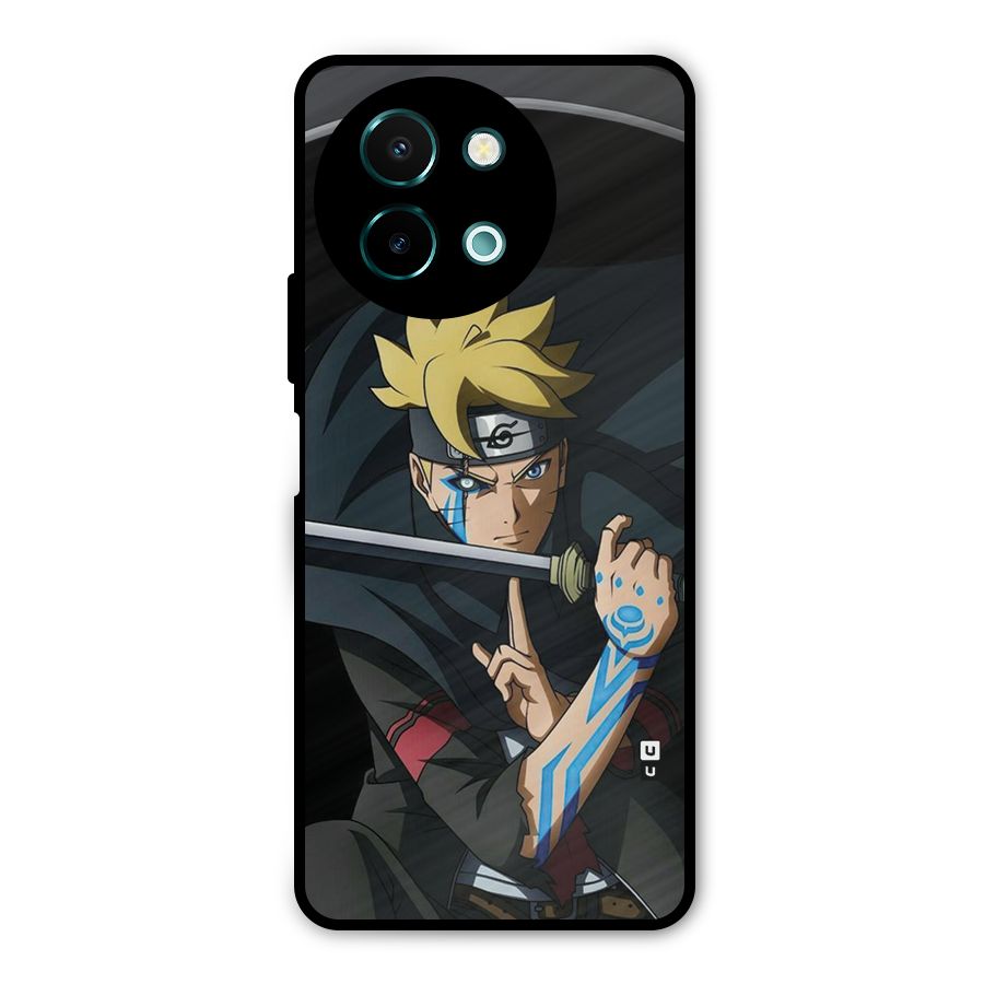 Boruto Uzumaki Stance Metal Back Case for Vivo Y58