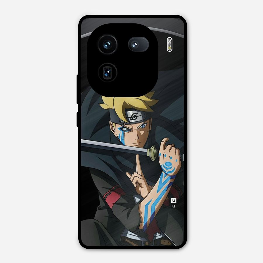 Boruto Uzumaki Stance Metal Back Case for iQOO 12