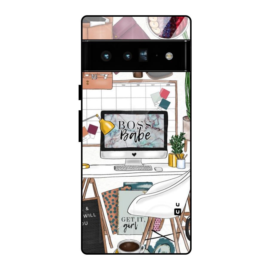 Boss Babe Glass Back Case for Google Pixel 6 Pro