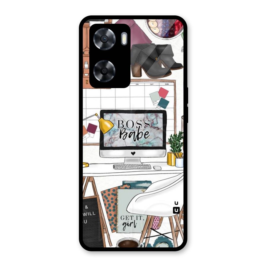 Boss Babe Glass Back Case for OnePlus Nord N20 SE