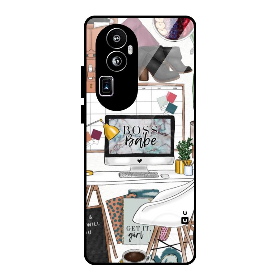 Boss Babe Glass Back Case for Oppo Reno10 Pro Plus