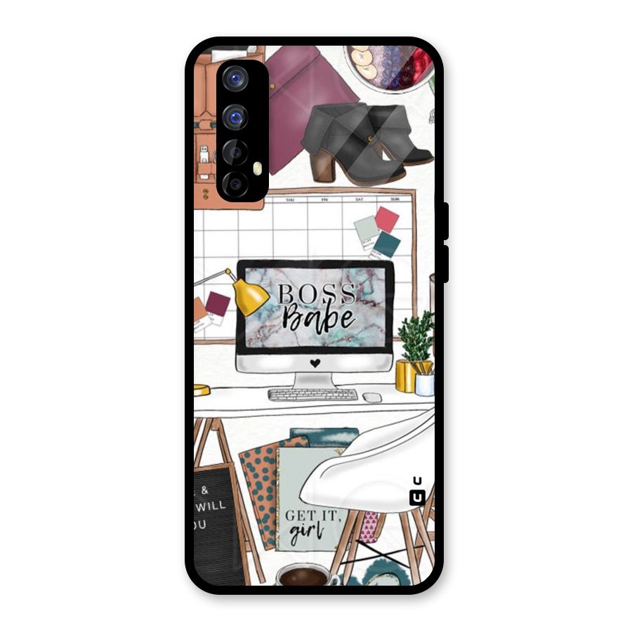 Boss Babe Glass Back Case for Realme Narzo 20 Pro
