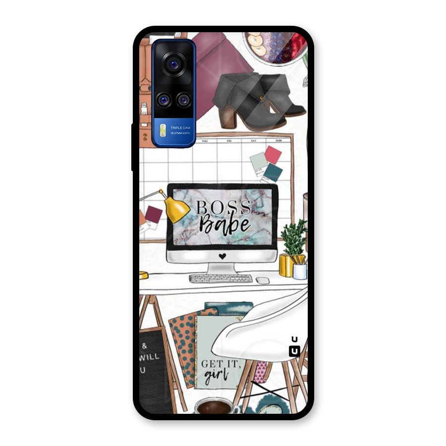 Boss Babe Glass Back Case for Vivo Y31
