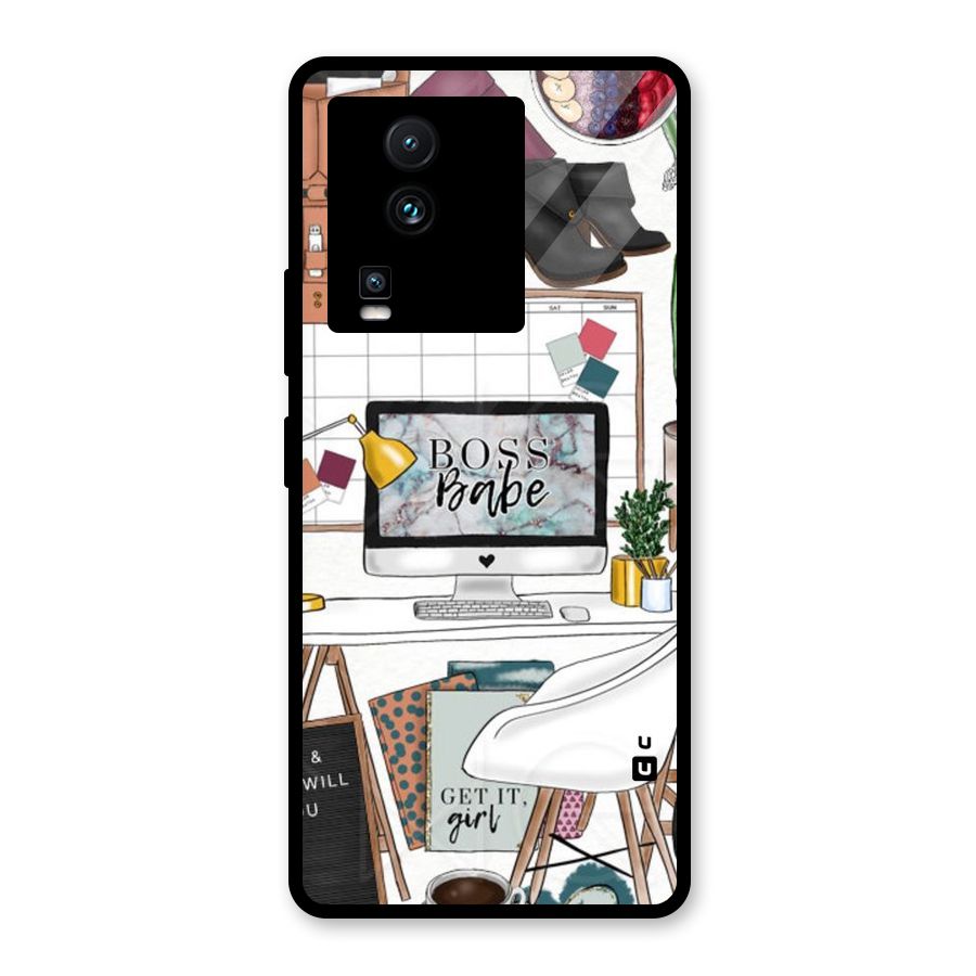 Boss Babe Glass Back Case for Vivo iQOO Neo 7