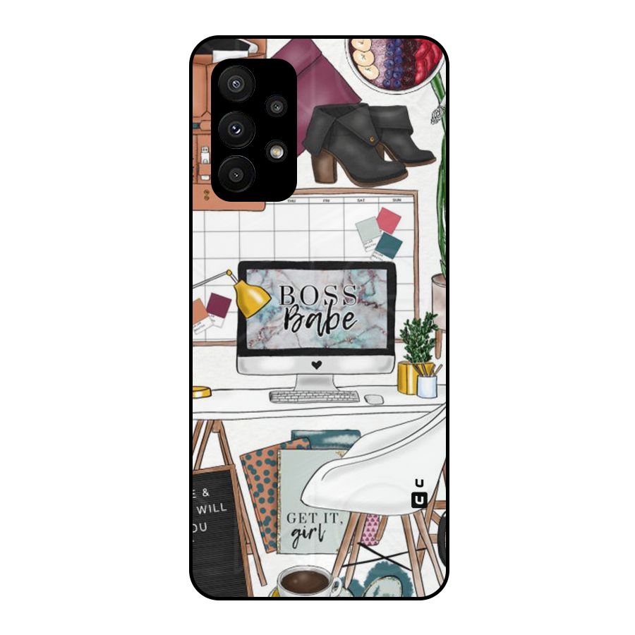 Boss Babe Metal Back Case for Galaxy A23