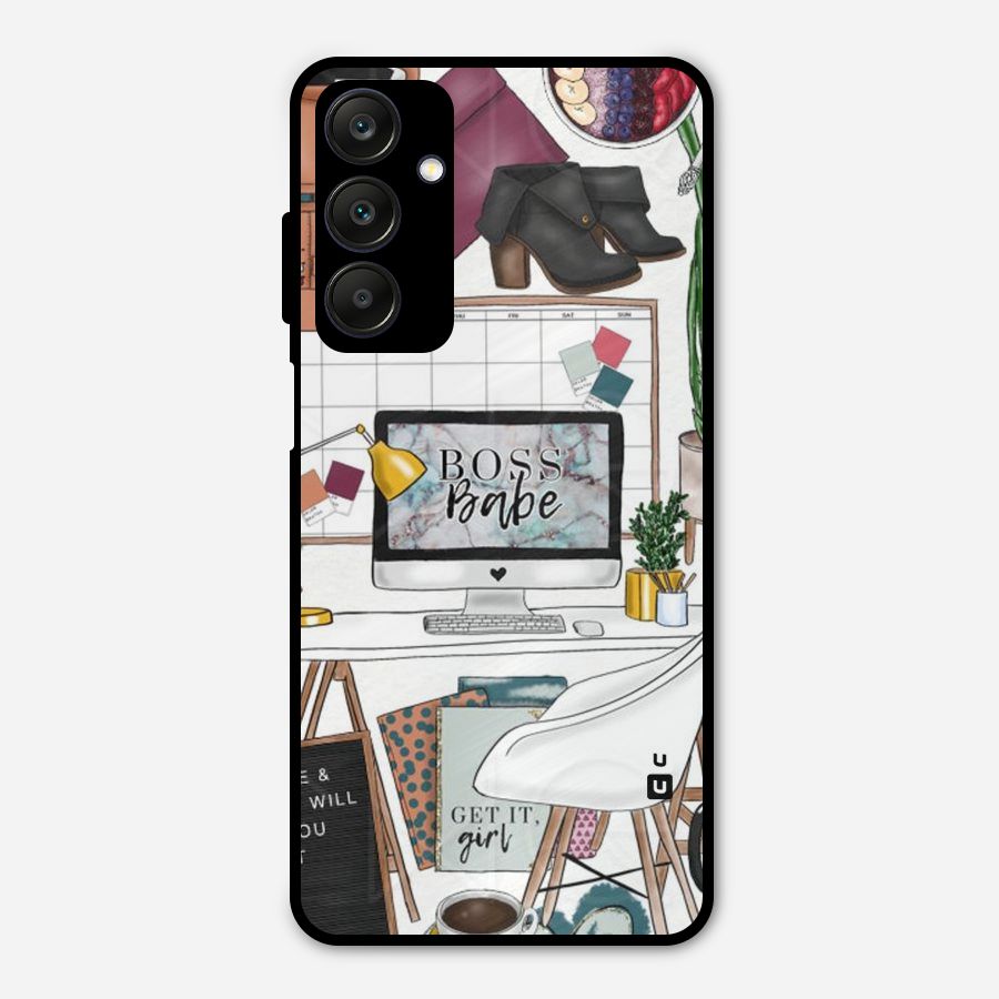 Boss Babe Metal Back Case for Galaxy A25 5G