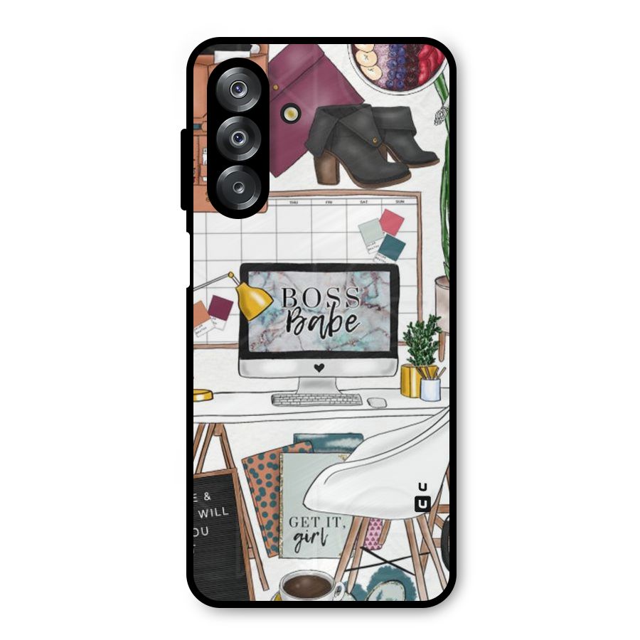 Boss Babe Metal Back Case for Galaxy A26