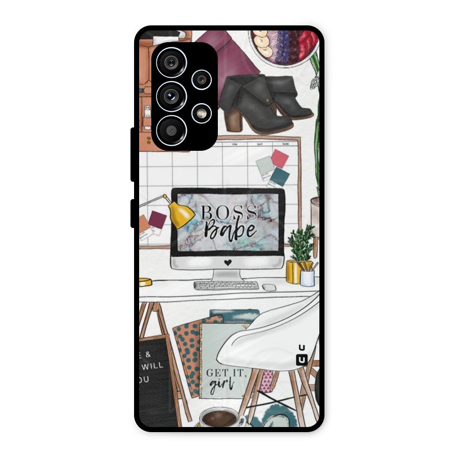 Boss Babe Metal Back Case for Galaxy A53 5G