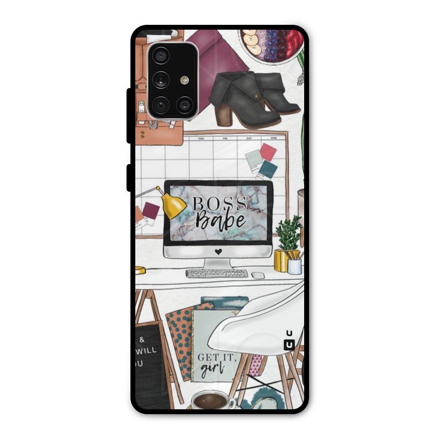 Boss Babe Metal Back Case for Galaxy A71
