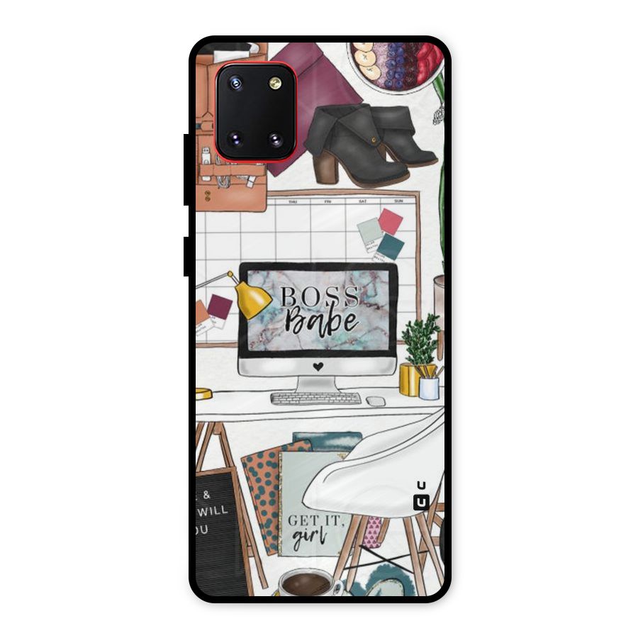 Boss Babe Metal Back Case for Galaxy Note 10 Lite