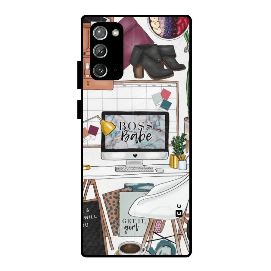 Boss Babe Metal Back Case for Galaxy Note 20