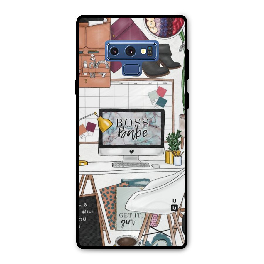 Boss Babe Metal Back Case for Galaxy Note 9