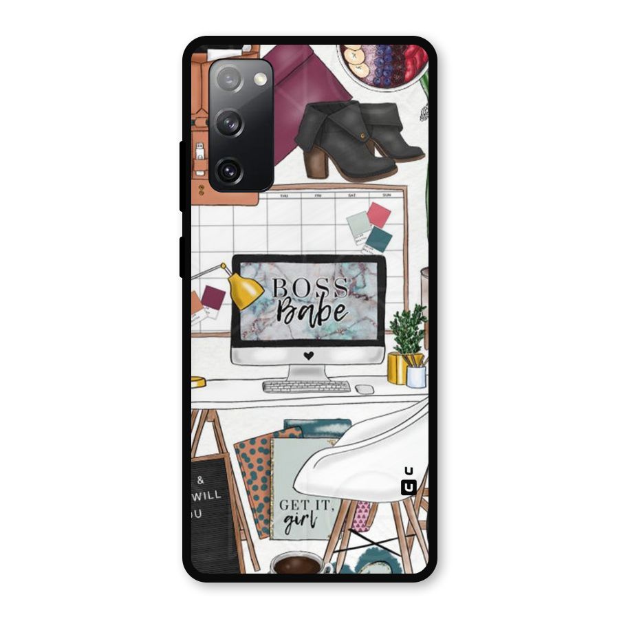 Boss Babe Metal Back Case for Galaxy S20 FE