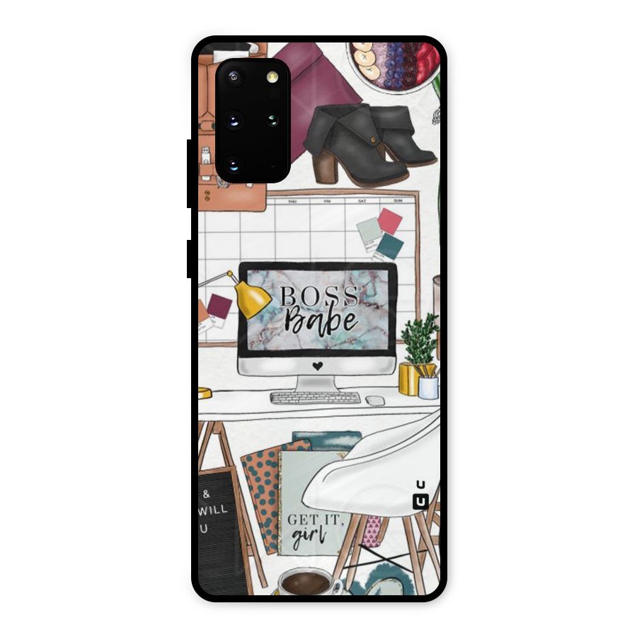 Boss Babe Metal Back Case for Galaxy S20 Plus