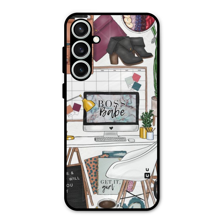 Boss Babe Metal Back Case for Galaxy S23 FE